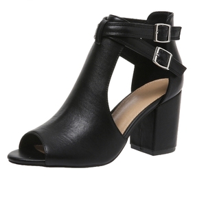 UP-5029r Verão <span class=keywords><strong>Peep</strong></span> <span class=keywords><strong>Toe</strong></span> Sapatos De Salto Alto 2024 Botas De Tornozelo Senhoras Slides Sandálias De Salto Alto - Product Image 1