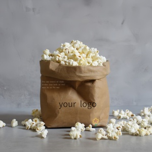Sacs en papier personnalisés en gros pour vêtements, emballages alimentaires, protection des fruits, sacs en papier kraft - Product Image 4