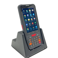 Gran oferta, 4 pulgadas, Industrial, resistente, Android, NFC, Terminal de datos móviles, tarjeta de identificación ORC portátil, pasaporte, código de barras, escáner de código QR PDA