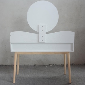 <span class=keywords><strong>Tocador</strong></span> Nórdico Moderno 2026 <span class=keywords><strong>con</strong></span> <span class=keywords><strong>Espejo</strong></span>, Panel de MDF Blanco, Características Ajustables, Escritorio de Maquillaje <span class=keywords><strong>con</strong></span> Cajones para Dormitorio - Product Image 5