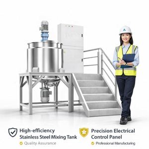 Shower Gel Making Machine Dish Washing Liquid Washing Homogenizer Mixer Electric Heating Mixing Tank - Product Image 4