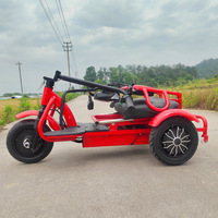 Vente d'usine Meiyun, scooter électrique à trois roues à cabine ouverte, tension 48v, planche à roulettes électrique