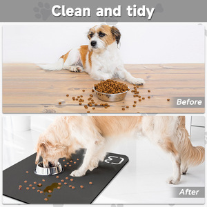 Tapete de Alimentación para Mascotas, Reutilizable, Lavable, Antideslizante, Absorbente, Tapete de Entrenamiento para Perros y Gatos, Forma Cuadrada - Product Image 1