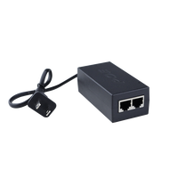 Keamanan CCTV 24W Gigabit US EU Plug POE Adapter POE Injector 48V 0,5A Ethernet Power untuk Kamera IP AP Nirkabel