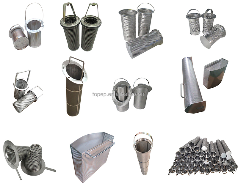 Cylindrical Basket Ss304 316 Sintered Fibre