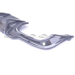 Lame de pare-choc arrière en Fiber de carbone, 2 pièces, accessoire de voiture, <span class=keywords><strong>Mercedes</strong></span> W204 C63 2012 — 2014 - Product Image 6