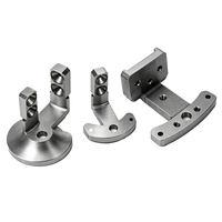 Service de fabrication de petites séries sur mesure par usinage CNC 5 axes pour supports en acier inoxydable, précision 0,010,005 mm, basé sur dessin