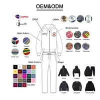 QZFSO Ropa de Diseñador con Logotipo Personalizado para Hombre, Corte Crudo, Aplique de Araña, Bordado Desgastado, Tejido Pesado 100%