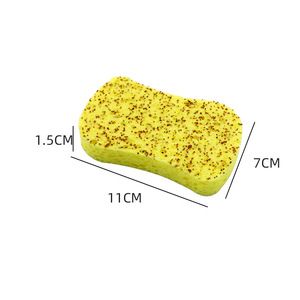 Éponge rectangulaire compressée en pulpe de noix, résistante à l'huile, pour la vaisselle et les casseroles - Product Image 3