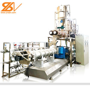 1 tonne/h automatique en acier inoxydable entièrement automatique pour chien, chat, oiseau, singe, animal, extrudeuse de nourriture humide pour chien - Product Image 4