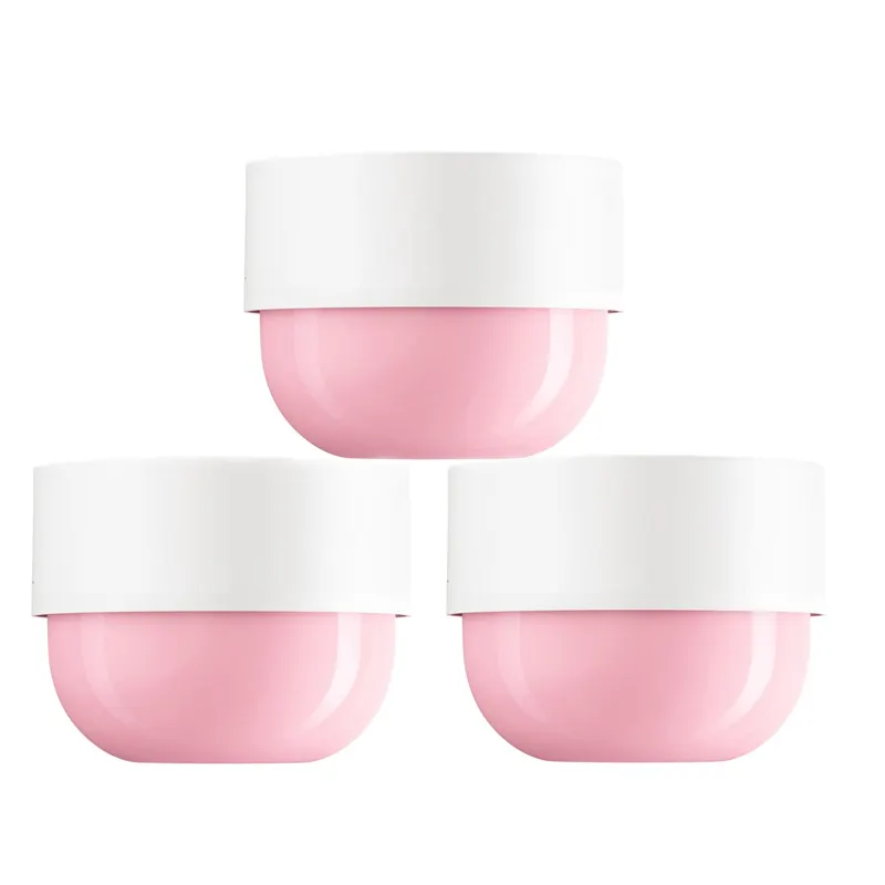 Mono pp rosa cor BOM DIA CORPO BRILHANTE CREME JAR amarelo pp plástico frascos cosméticos com tampa branca rosa BEIJA FLOR ELASTI-CREAM jar