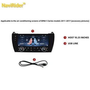 หน้าจอ AC ใหม่สำหรับ BMW ซีรีส์ 5 F10 F11 CIC NBT ปี 2010-2016 แผงควบคุมดิจิตอลในรถยนต์ จอแสดงผล LCD ควบคุมอุณหภูมิ รับประกัน 1 ปี - Product Image 6