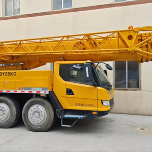 Grue d'occasion QY55KC 55 tonnes Shanghai QY QAY XCA XCT en bon état à prix réduit - Vente chaude - Product Image 1