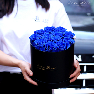 Ogni amore <span class=keywords><strong>regali</strong></span> di compleanno <span class=keywords><strong>per</strong></span> le donne 12 composizioni di Rose fiori immortali testa di fiore stabilizzata rosa conservata In scatola - Product Image 6