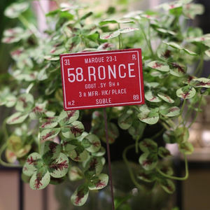 Tag pohon tanda Taman Papan Nama logam tahan matahari dan tahan air luar ruangan untuk taman dan hutan - Product Image 2