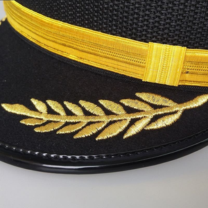 Casquette <span class=keywords><strong>de</strong></span> capitaine <span class=keywords><strong>de</strong></span> <span class=keywords><strong>marine</strong></span> blanche <span class=keywords><strong>de</strong></span> haute qualité, réglable, avec couronne dorée, pour uniforme <span class=keywords><strong>de</strong></span> commandant <span class=keywords><strong>de</strong></span> yacht - Product Image 3