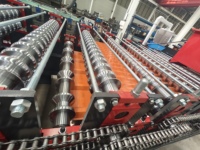 Machine de formage à froid pour panneaux de toiture, ligne de production de tôles IBR, machine de formage de profilés métalliques