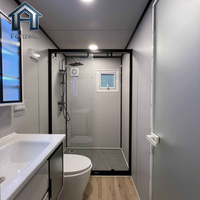 Casa Contenedor Prefabricada Modular de Lujo de 20-40 pies, Vivienda de Múltiples Pisos, Estructura de Acero, Villa Personalizada de Alta Gama