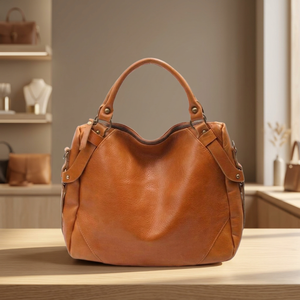 Bolso de mano de cuero genuino de estilo europeo para mujer, bolsos informales, duraderos, impermeables, ligeros, con cierre de cremallera antirrobo, extraíbles - Product Image 3