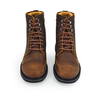 HPS013 Botas De Proteccion Touring Moto Vintage Motorcycle Shoes Rider Bottes pour hommes