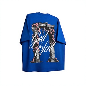 T-shirts imprimés pour hommes en coton biologique 100% de qualité supérieure, coupe oversize, style streetwear, vente en gros sur mesure - Product Image 4