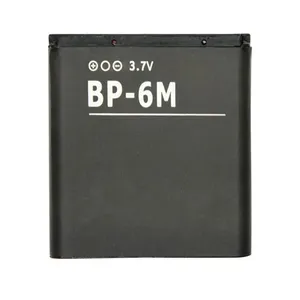 แบตเตอรี่ทดแทน Li-ion 1100mAh รุ่น BP-6M BP6M BP 6M สำหรับโทรศัพท์ <span class=keywords><strong>Nokia</strong></span> 6233 6280 6288 9300 N73 N77 N93 N93S - Product Image 1
