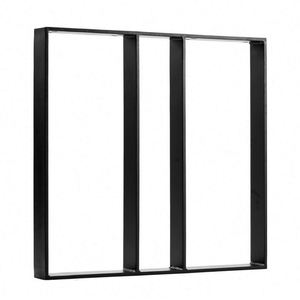 WEKIS Modern Farmhouse Design Metal <b>Table</b> Legs with <b>Black</b>/Clear Powder Coating for Outdoor Home Bar & Dining <b>Tables</b> - Product Image 5