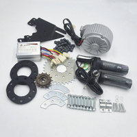 Kit Sepeda Listrik 24V/36V 450W, Kit Konversi Sepeda Listrik, Cocok untuk Kebanyakan Sepeda 21/24 Speed, Menggunakan Penggerak Rantai Sprocket Spoke