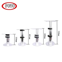 Support de table en aluminium FOYO à 3 niveaux, hauteur réglable, résistant à la corrosion, installation flexible pour bateau/yacht/kayak/embarcation