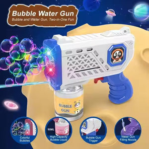 2-In-1 Elektronisch Speelgoed Multi-Color Kinderen Lange Afstand Buiten Zomerspeelgoed Plastic Bubble & Waterspuitpistool - Product Image 3