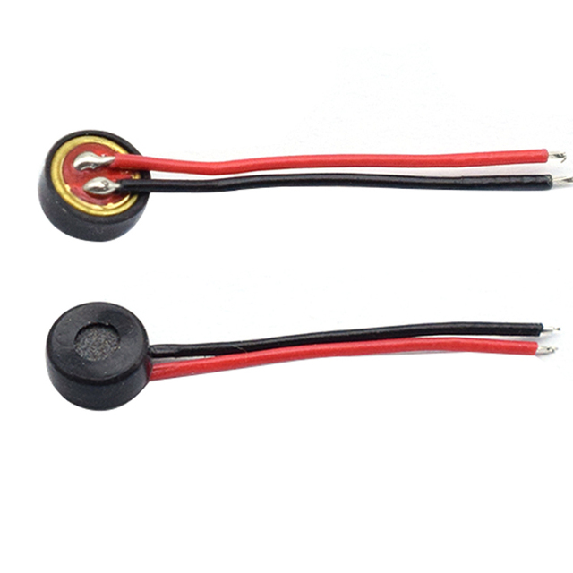Mic.X-4015L20MM Capacitive Electret Microphone With Cable Noise Canceling Electret Condenser Microphone Accessories 3V