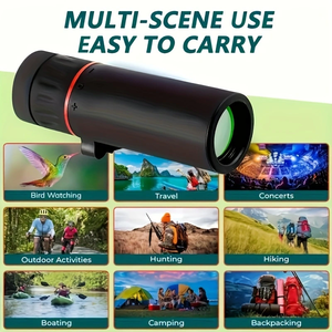 Mini monoculaire 8x21 compact et portable, étanche à l'eau, avec mise au point manuelle, pour la chasse, les concerts, la pêche, les cadeaux - Product Image 3