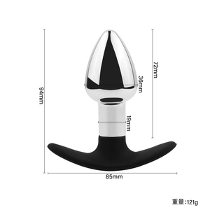 Dongkai Hot Selling Metall/Silikon Butt Plugs, BDSM, Masturbation <span class=keywords><strong>Anal</strong></span> Plugs, geeignet für Männer und Frauen <span class=keywords><strong>Anal</strong></span> Sexspielzeug - Product Image 5