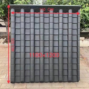 กระเบื้องเคลือบเรซินสังเคราะห์ ASA สไตล์โบราณสำหรับ<span class=keywords><strong>หลังคา</strong></span>สถาปัตยกรรมสวนโบราณ - Product Image 2