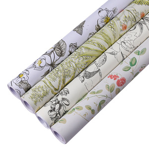 Armoire murale auto-adhésive étanche pour salle de bain, anti-huile pour cuisine, insonorisante, à motif floral changeant de couleur, style français pour la maison - Product Image 1
