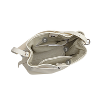 Sac seau en cuir véritable SHX personnalisé pour femme - Forme hobo souple, bandoulière réglable, grande capacité, léger, pour tous les jours