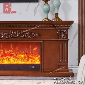 Cheminée décorative d'intérieur en <span class=keywords><strong>bois</strong></span> avec insert de foyer à <span class=keywords><strong>bois</strong></span> à LED, poêle 328S F2, Chine - Product Image 2