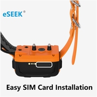 Rastreador de perros GPS Eseek profesional con collar de entrenamiento de choque/vibración/pitido para perros de prueba de campo