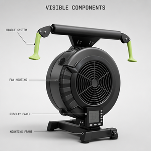 YX Wall & Power Rack Mount Air Resistance <b>Ski</b> Trainer, Commercial Wall Mount <b>Ski</b> Erg <b>Machine</b> for Gym Cardio Functional Training - Product Image 6