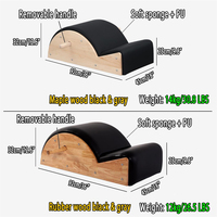 Correcteur de posture en bois pour la colonne vertébrale, pour la maison et le studio, pour l'entraînement physique et le Pilates