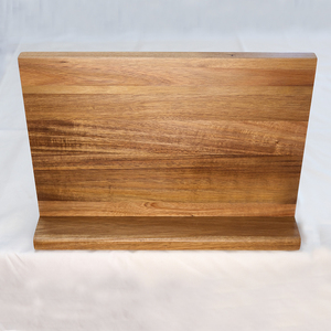 Porta coltelli in legno di Acacia portaoggetti multifunzione per cucina - Product Image 3