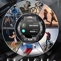Nuevo Reloj Inteligente para Hombre, Llamadas Bluetooth, Resistente al Agua, Monitor de Ritmo Cardíaco y Presión Arterial, Reloj Deportivo Inteligente