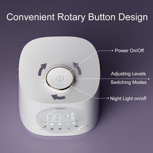 <span class=keywords><strong>Extractor</strong></span> de <span class=keywords><strong>Leche</strong></span> Doble Recargable YOUHA, Diseño Dual, Fuerte Succión, Grado Médico, OEM, Venta al Por Mayor de Fábrica - Product Image 3