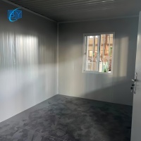 Maison conteneur détachable de 20 pieds à toit pointu, design respirant, marque STC, cuisine scolaire temporaire postmoderne