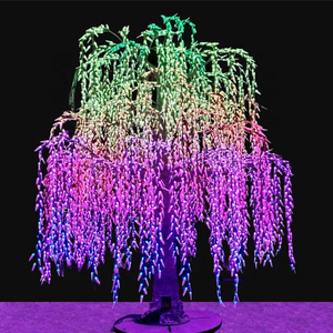 Fabricant direct, arbre de Noël extérieur personnalisé avec éclairage LED RGB à pixels, indice de protection IP65, garantie 1 an - Product Image 5