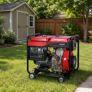 Générateur diesel super silencieux 10 kW, groupe électrogène diesel insonorisé portable avec roues pour la maison, le magasin, le camping en plein air, alimentation électrique - Product Image 1