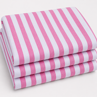 Tissu sergé imprimé en polycoton anti-chlore, fourni par l'usine, pour la literie médicale jetable et réutilisable et les vêtements pour patients.