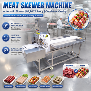 Macchina per Spiedini Souvlaki ad Alta Capacità per Produzione di Carne di Maiale e Frutti di Mare - Product Image 1