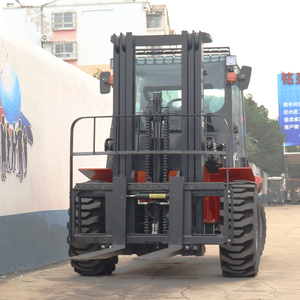 Forklift diesel 2-ton buatan Tiongkok 3-ton 4-ton Forklift gunung bertenaga diesel Off-road hemat energi dan penghemat bahan bakar - Product Image 5
