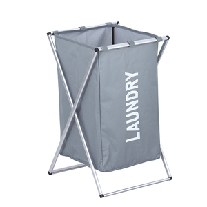 Panier à linge 3 sections 160L couvertures à linge sale trieur pliable maison <span class=keywords><strong>Landry</strong></span> roues panier à linge panier sac poubelle - Product Image 3